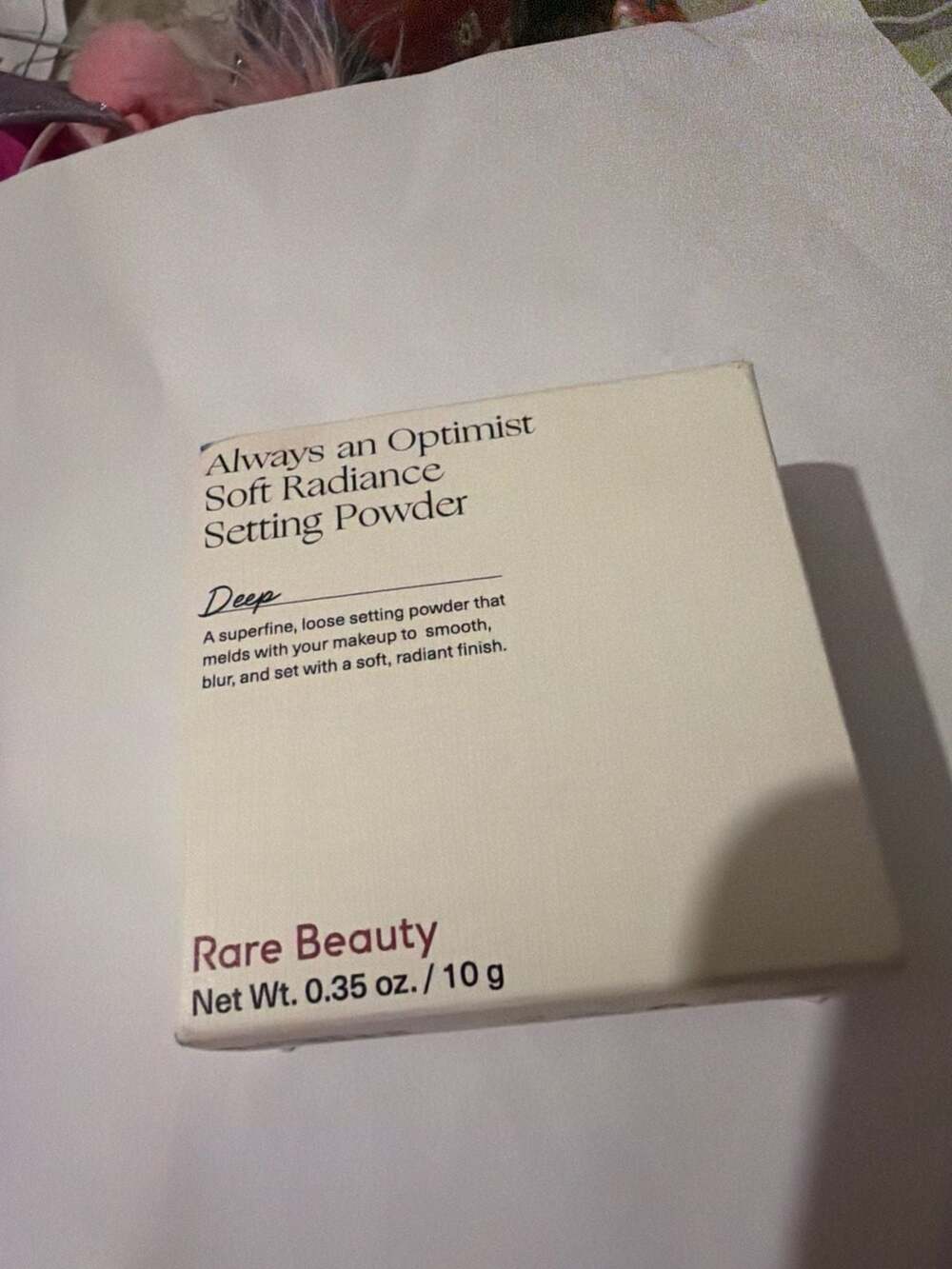 Rare Beauty Always an Optimist Soft Radiance Setting Powder in Deep - 0.35 oz